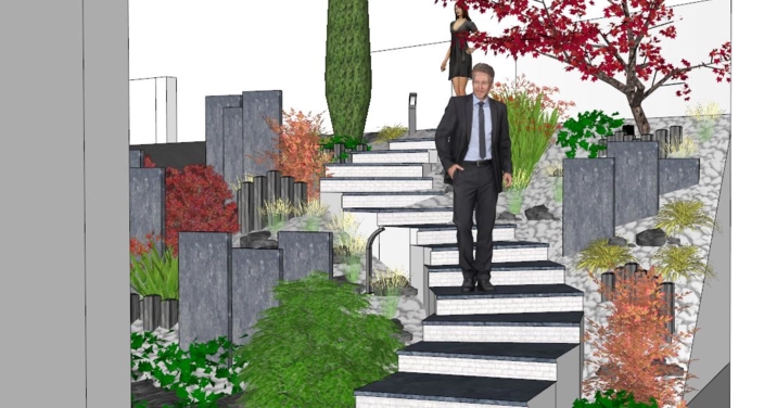 Image d'une conception logiciel d'un jardin